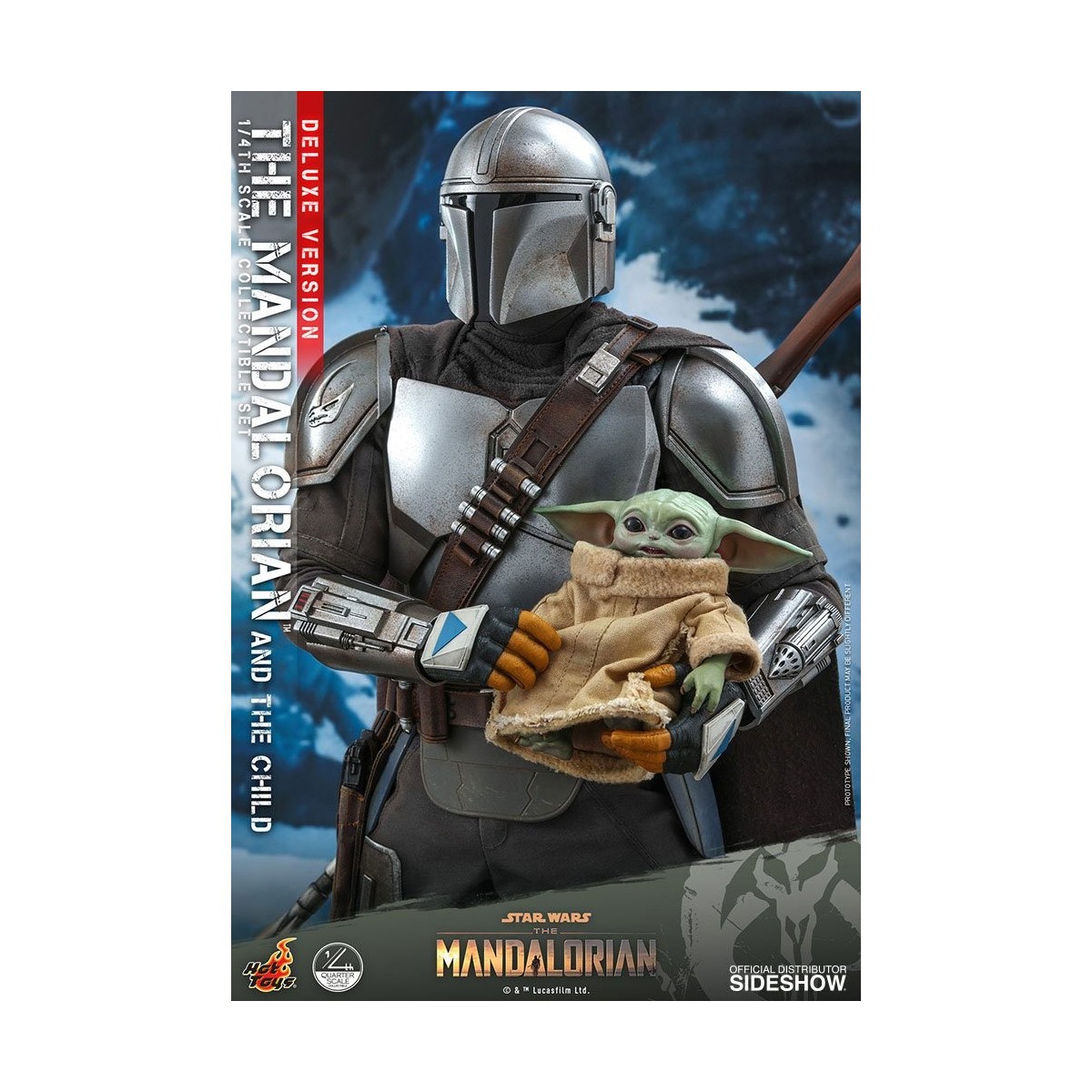 Hot Toys Star Wars - Der Mandalorianer und das Kind Deluxe 1/4