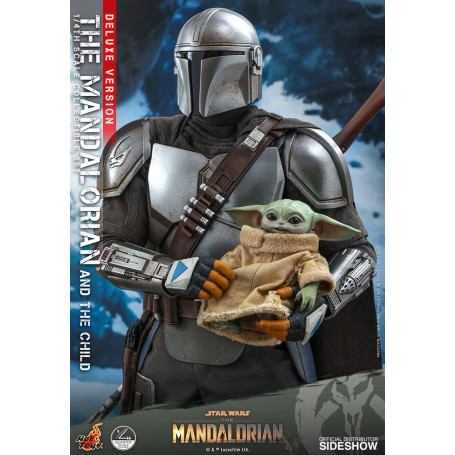 Hot Toys Star Wars - Der Mandalorianer und das Kind Deluxe 1/4
