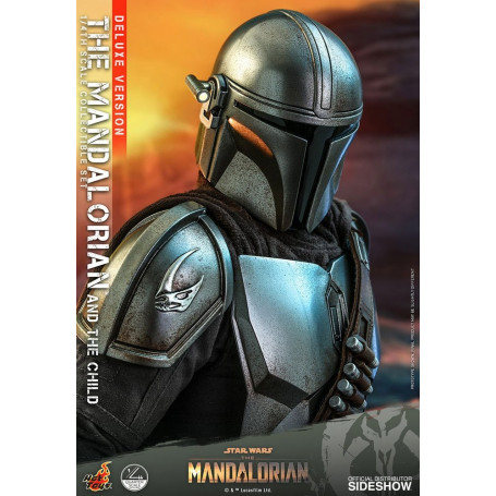 Hot Toys Star Wars - Der Mandalorianer und das Kind Deluxe 1/4