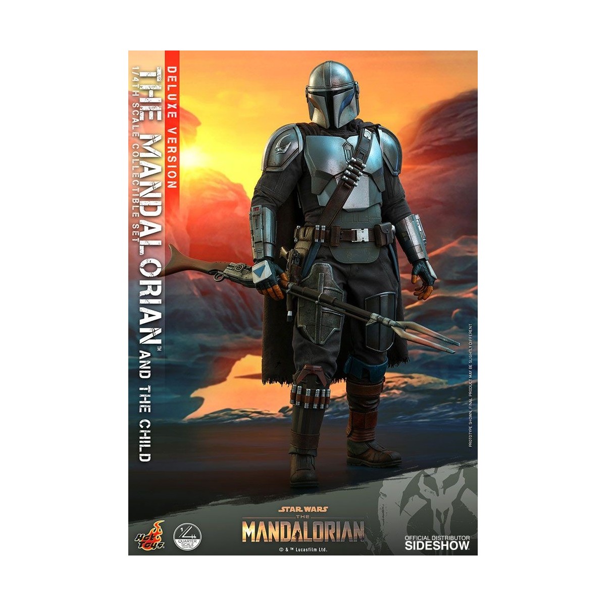 Hot Toys Star Wars - Der Mandalorianer und das Kind Deluxe 1/4