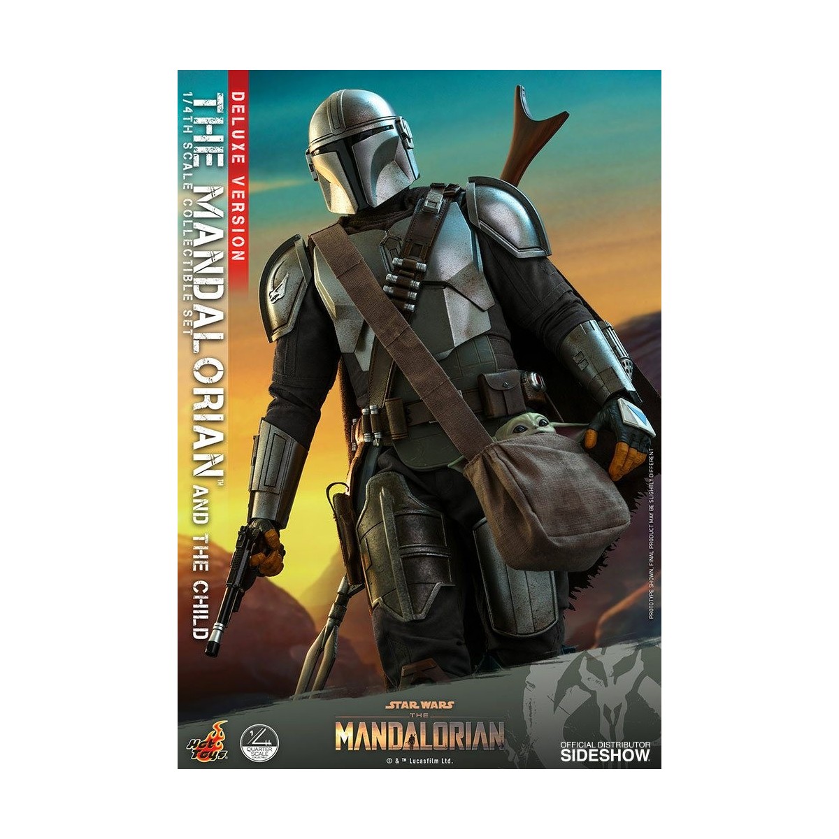 Hot Toys Star Wars - Der Mandalorianer und das Kind Deluxe 1/4