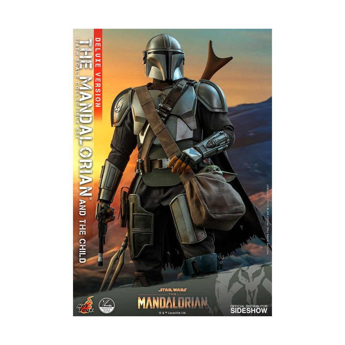 Hot Toys Star Wars - Der Mandalorianer und das Kind Deluxe 1/4