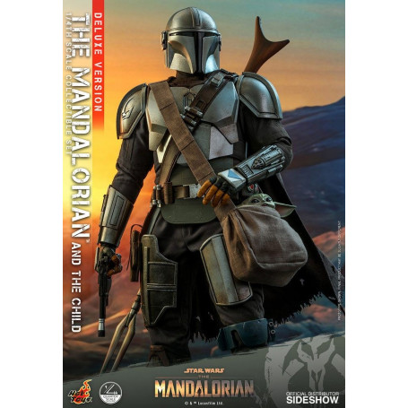 Hot Toys Star Wars - Der Mandalorianer und das Kind Deluxe 1/4