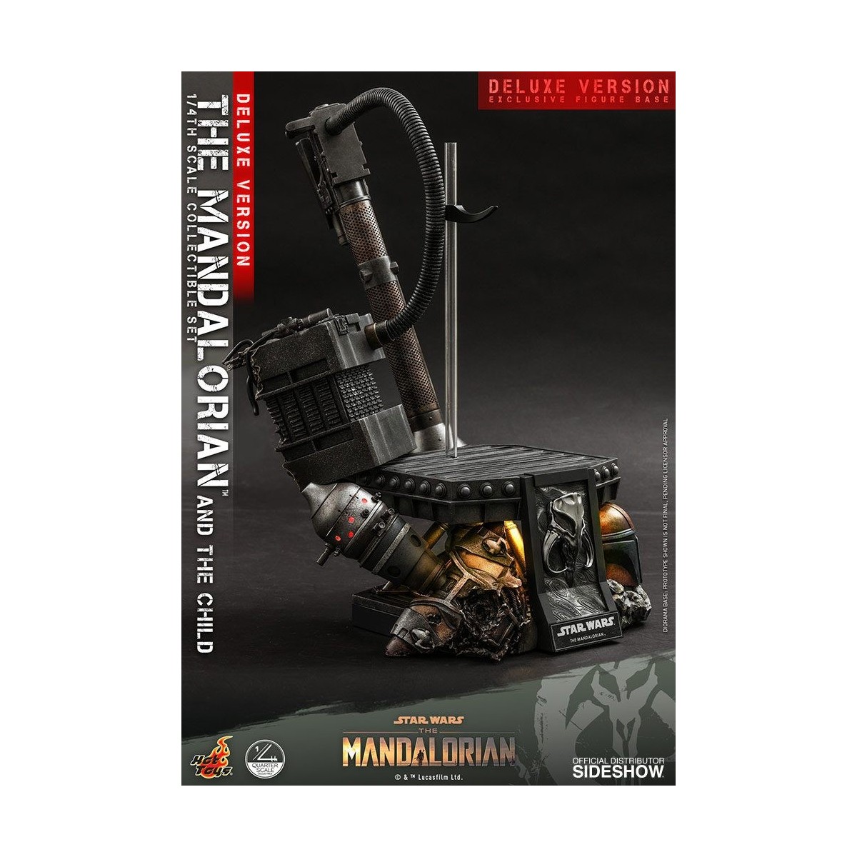Hot Toys Star Wars - Der Mandalorianer und das Kind Deluxe 1/4