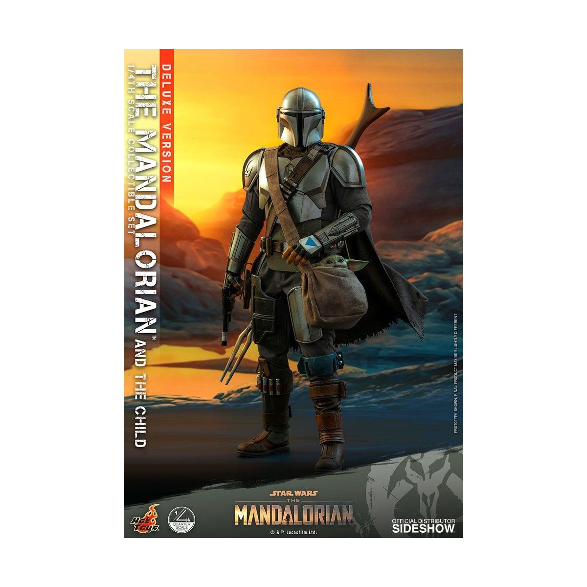 Hot Toys Star Wars - Der Mandalorianer und das Kind Deluxe 1/4