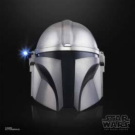 Hasbro - Der mandalorianische Helm - Star Wars Helm der schwarzen Serie 1:1 Replikat Premium