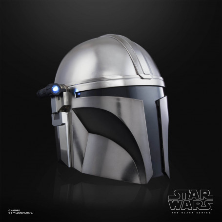 Hasbro - Der mandalorianische Helm - Star Wars Helm der schwarzen Serie 1:1 Replikat Premium