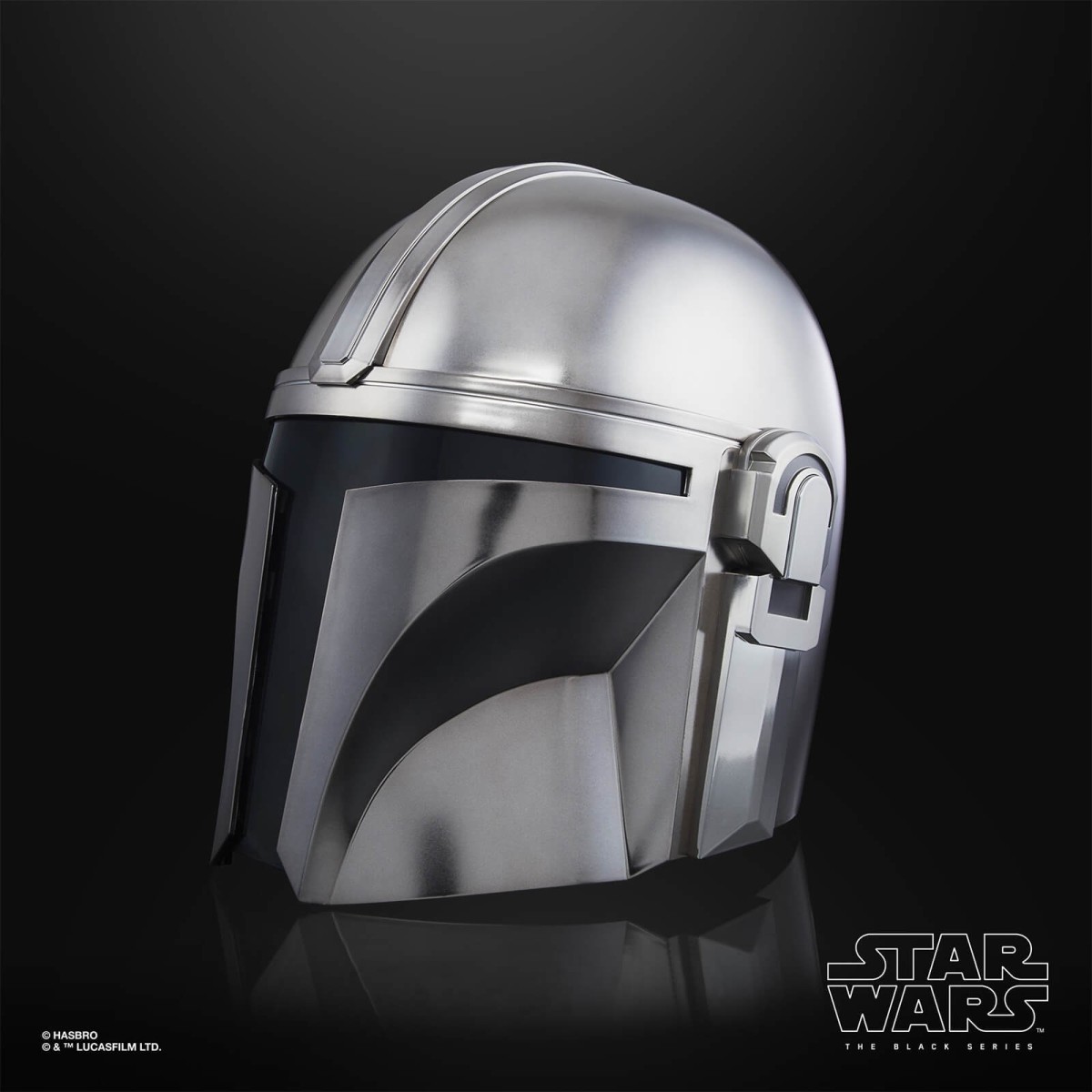 Hasbro - Der mandalorianische Helm - Star Wars Helm der schwarzen Serie 1:1 Replikat Premium