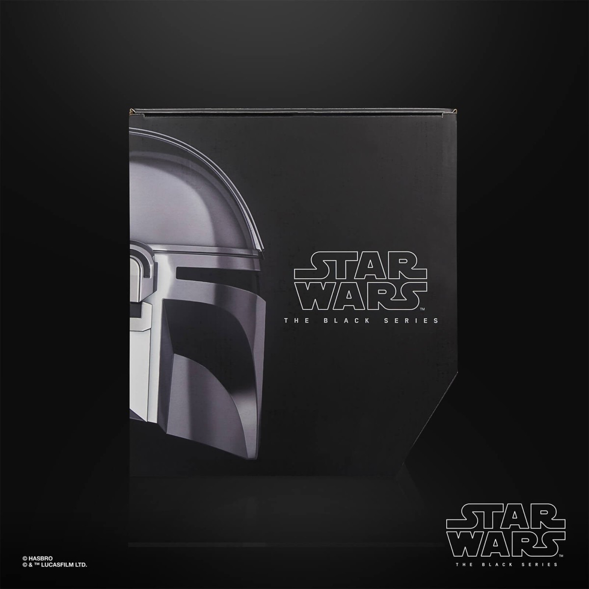 Hasbro - Der mandalorianische Helm - Star Wars Helm der schwarzen Serie 1:1 Replikat Premium