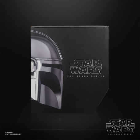 Hasbro - Der mandalorianische Helm - Star Wars Helm der schwarzen Serie 1:1 Replikat Premium
