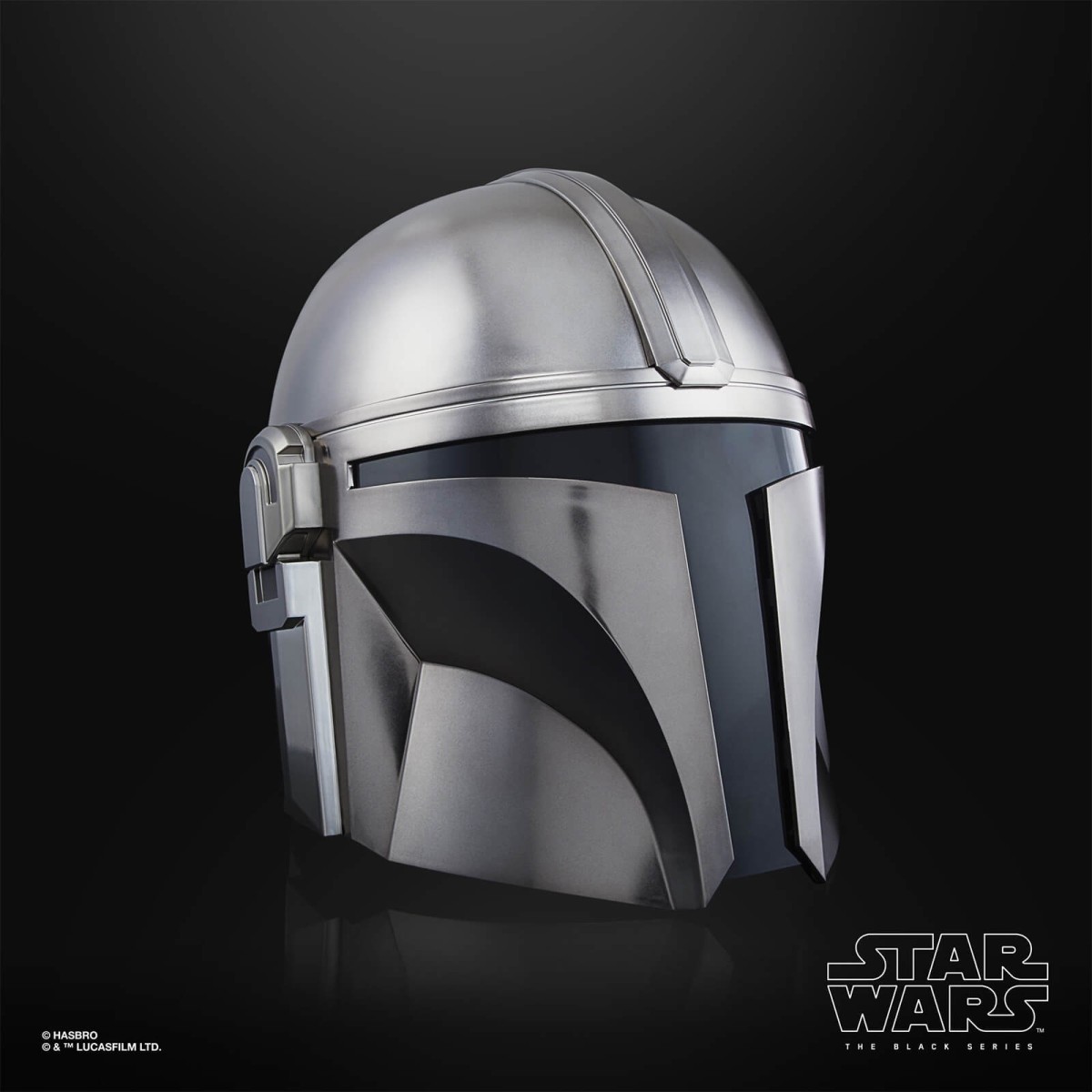 Hasbro - Der mandalorianische Helm - Star Wars Helm der schwarzen Serie 1:1 Replikat Premium