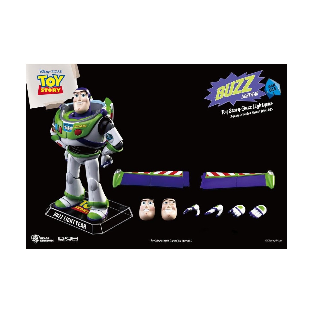 Beast Kingdom - Toy Story Buzz Lightyear - Dynamic Action Helden 1/9 Actionfigur