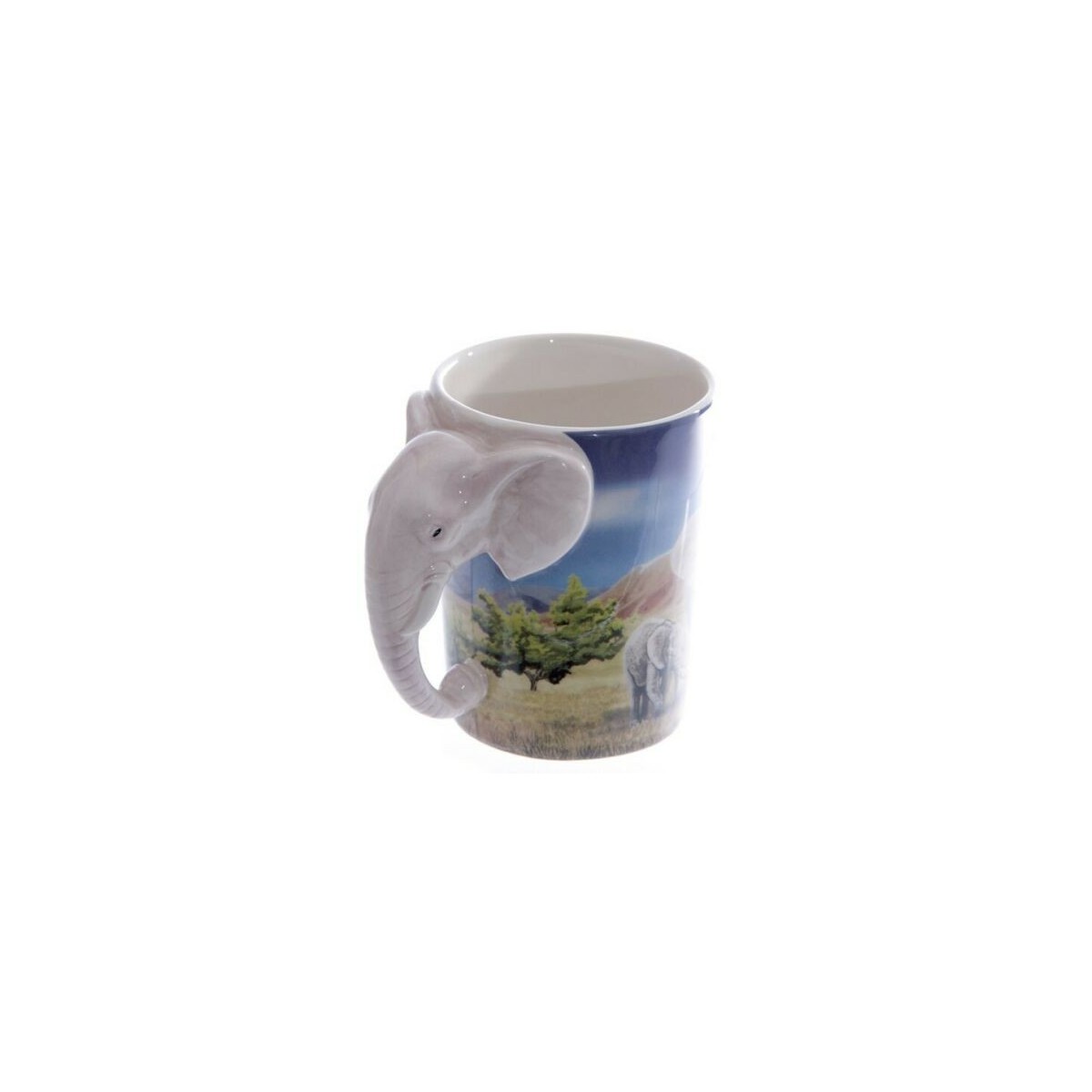 Tasse mit Elefanten Henkel