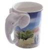 Tasse mit Elefanten Henkel