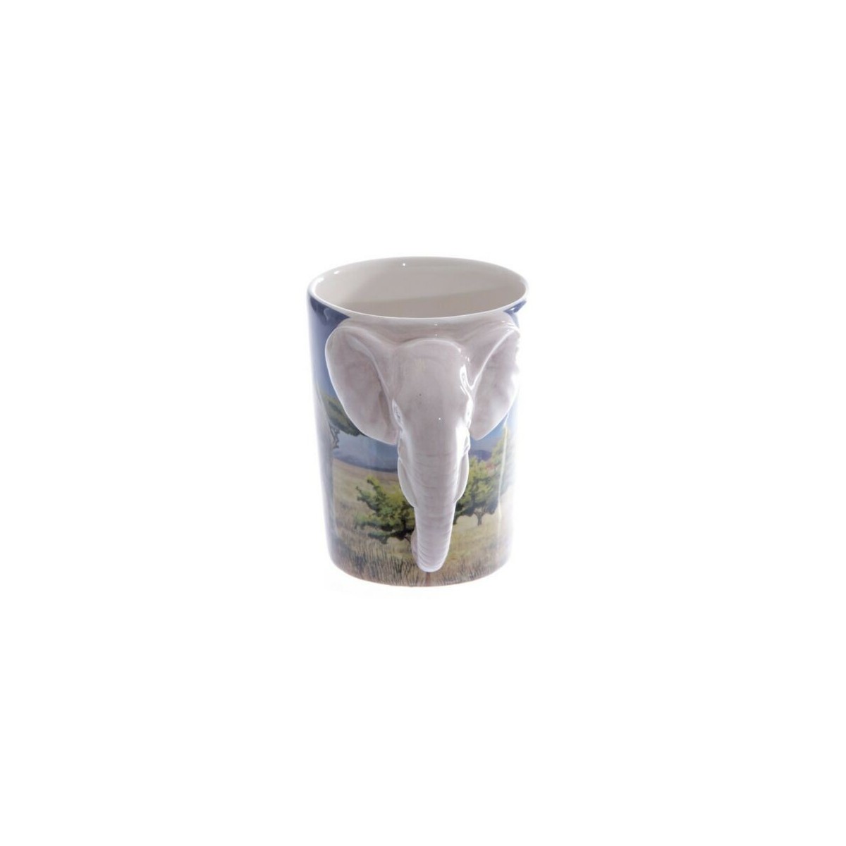 Tasse mit Elefanten Henkel