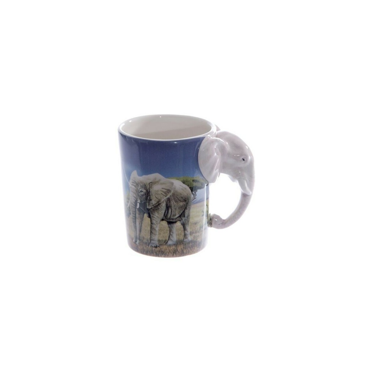 Tasse mit Elefanten Henkel