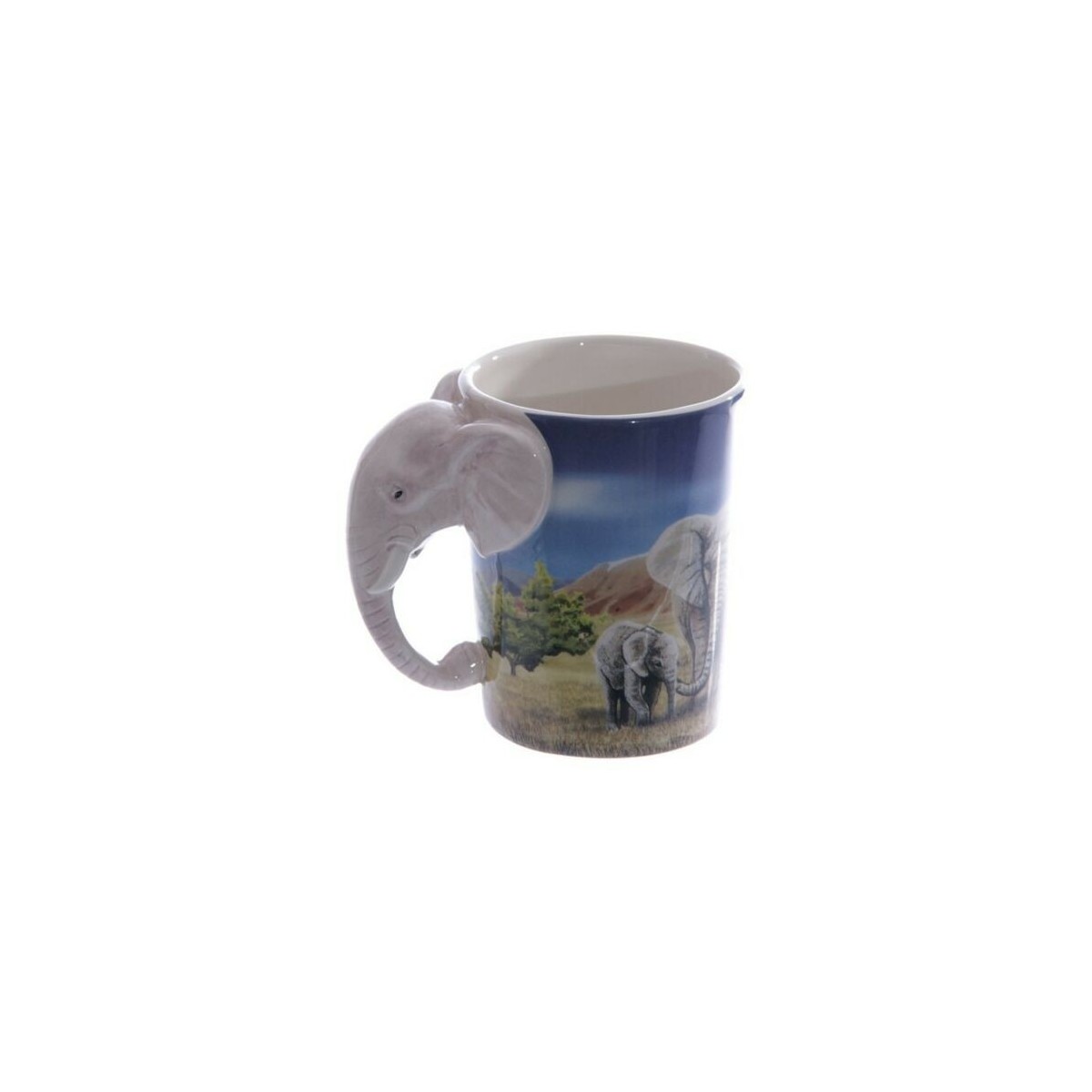 Tasse mit Elefanten Henkel