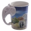Tasse mit Elefanten Henkel