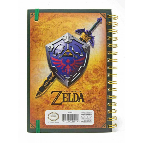 Die Legende von Zelda - Nintendo 3D Lentikular-Notizbuch A5
