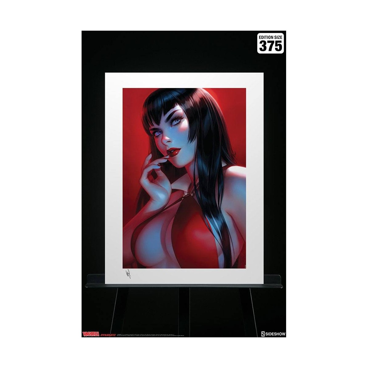 Seitenausstellung - Vampir-Kunstdruck von Warren Louw - 61 x 46 cm - ungerahmt