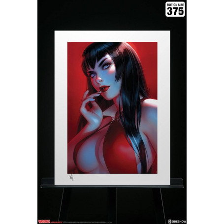 Seitenausstellung - Vampir-Kunstdruck von Warren Louw - 61 x 46 cm - ungerahmt