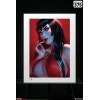 Seitenausstellung - Vampir-Kunstdruck von Warren Louw - 61 x 46 cm - ungerahmt