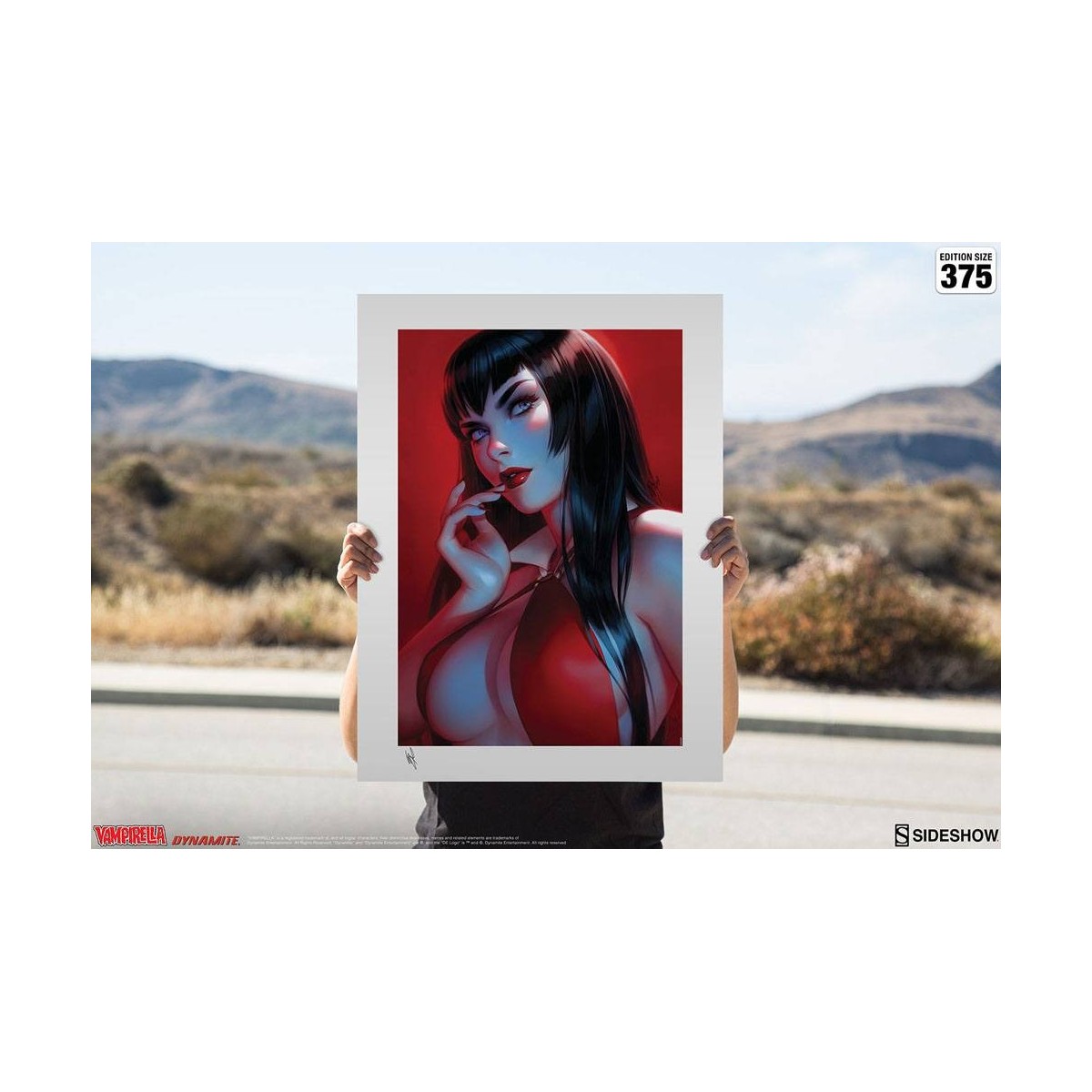 Seitenausstellung - Vampir-Kunstdruck von Warren Louw - 61 x 46 cm - ungerahmt