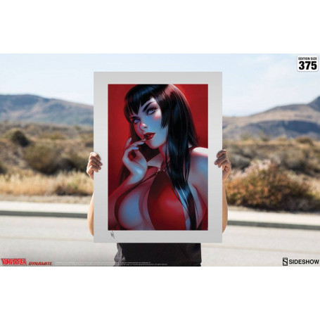Seitenausstellung - Vampir-Kunstdruck von Warren Louw - 61 x 46 cm - ungerahmt