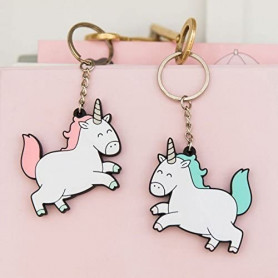 Porte-clés Licorne "Notre Amitié est Magique" (x 2)