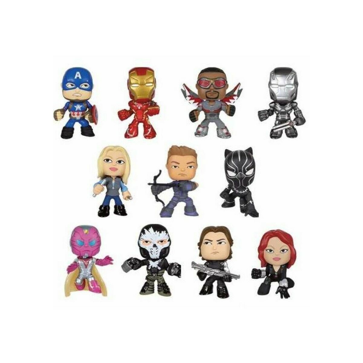 Funko Mini-Figuren Wunderrächer Captain America: Zufallsmodell Bürgerkrieg