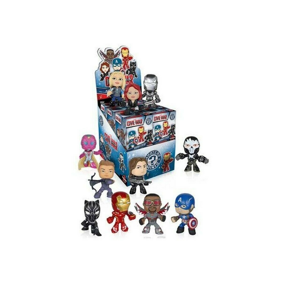 Funko Mini-Figuren Wunderrächer Captain America: Zufallsmodell Bürgerkrieg