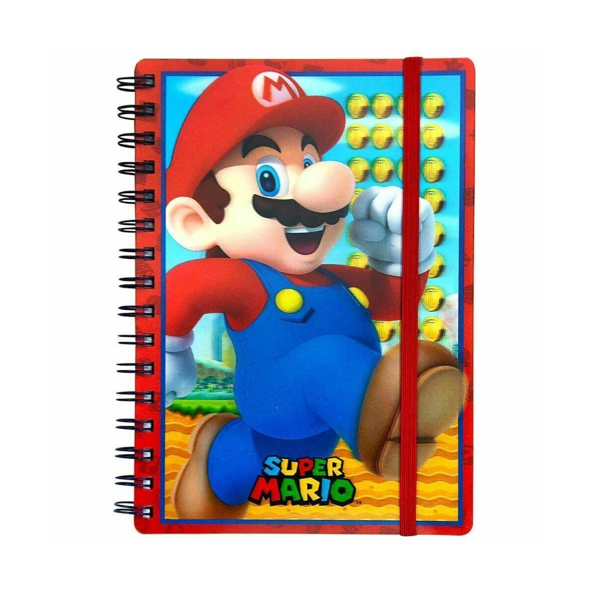Nintendo Mario - Super Mario Lenticular A5 Notizbuch