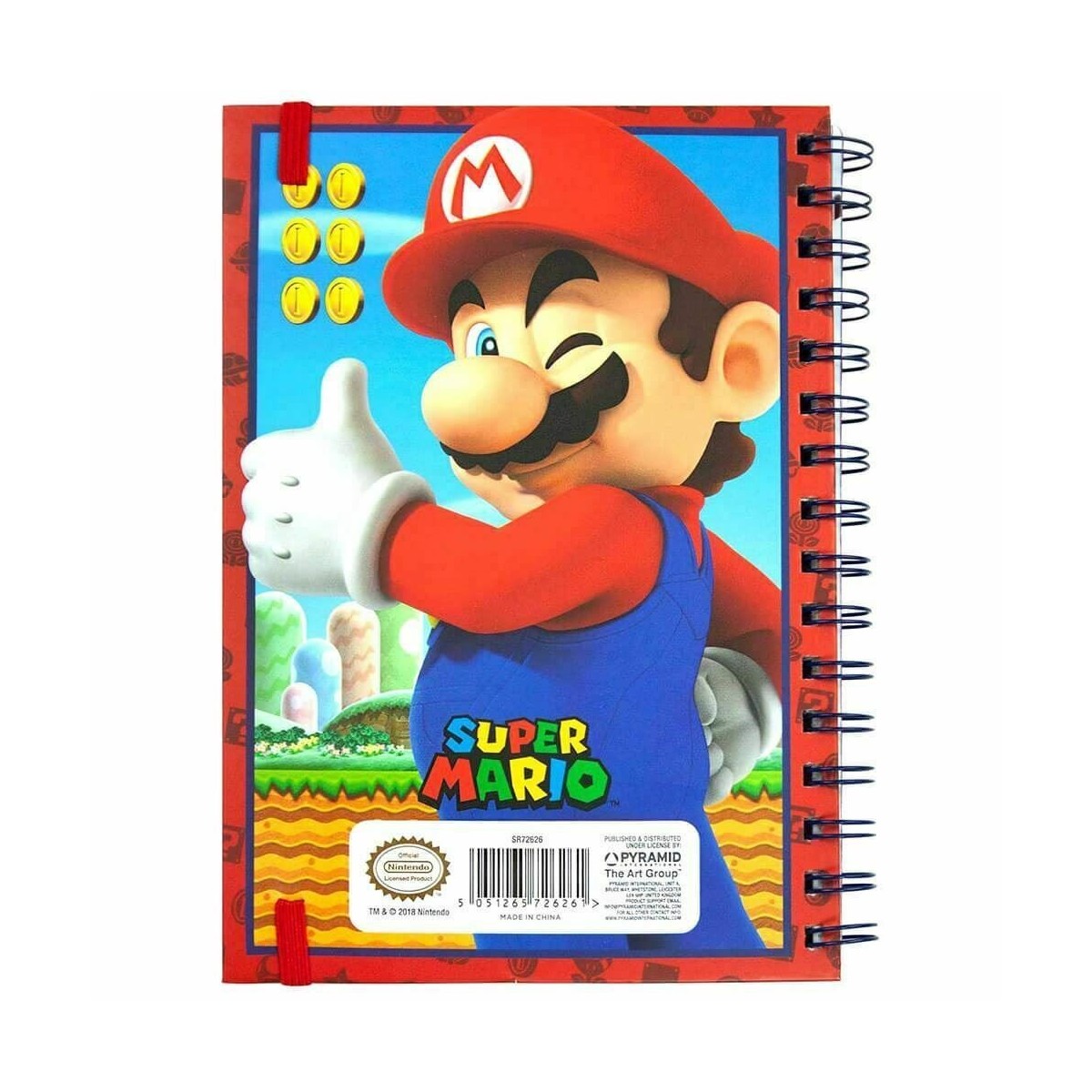 Nintendo Mario - Super Mario Lenticular A5 Notizbuch