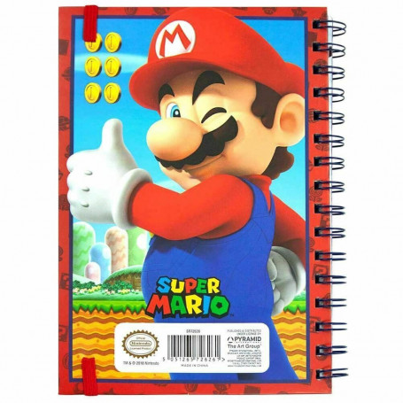 Nintendo Mario - Super Mario Lenticular A5 Notizbuch