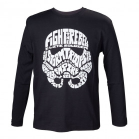 Star Wars - Kinder-T-Shirt - Sturmtruppen-Kalligraphie 110-116