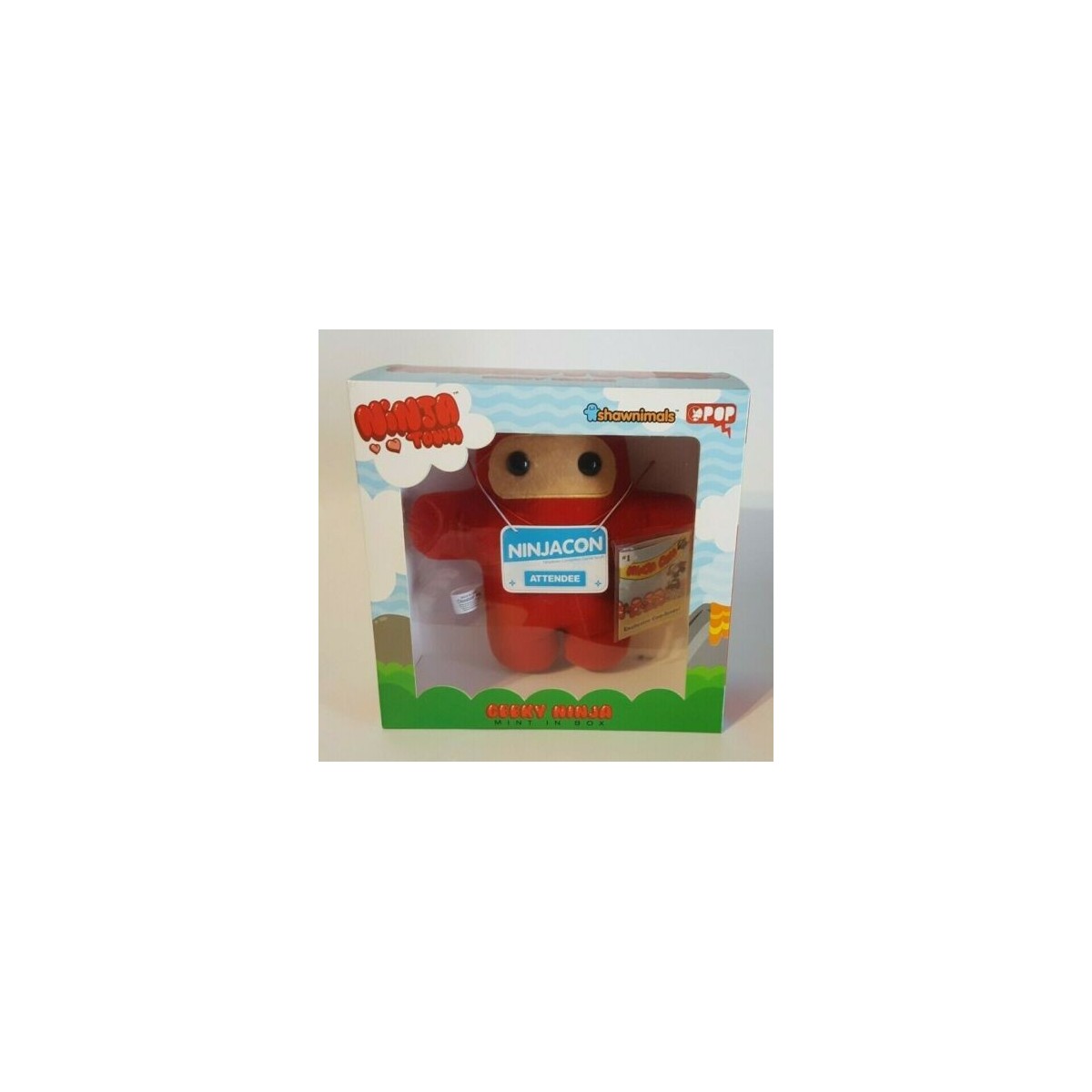 Peluche Ninja Geek Rouge