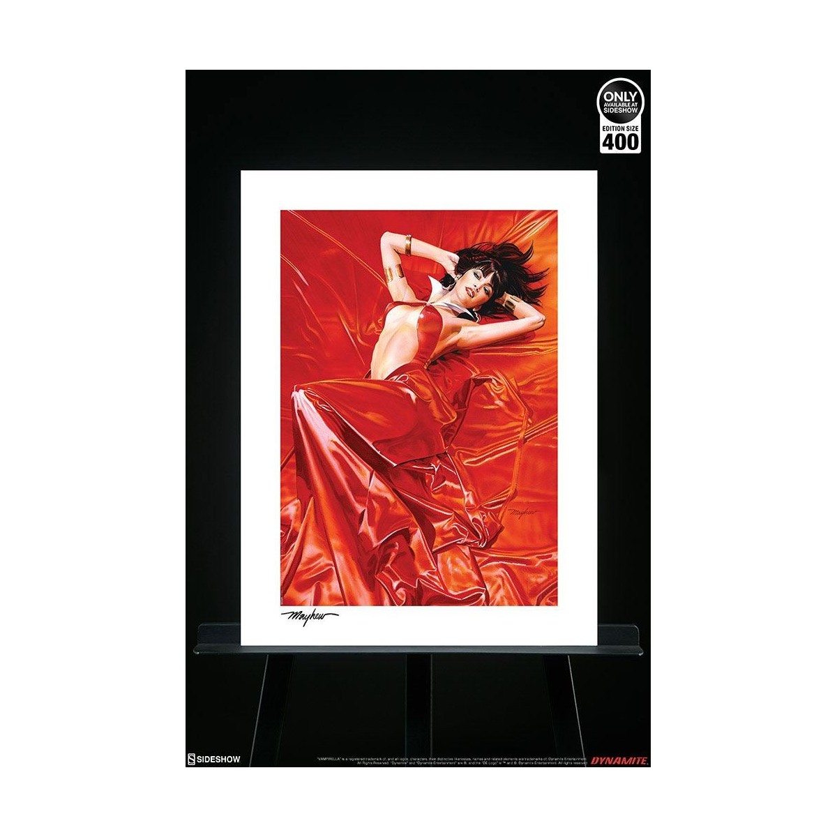 Sideshow - Vampirella Kunstdruck - Vampirella: Rosen für die Toten 46 x 61 cm