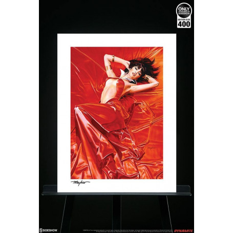 Sideshow - Vampirella Kunstdruck - Vampirella: Rosen für die Toten 46 x 61 cm