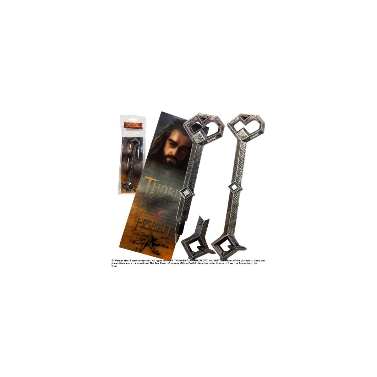 Le Hobbit set stylo à bille et marque-page à effet 3D Thorin