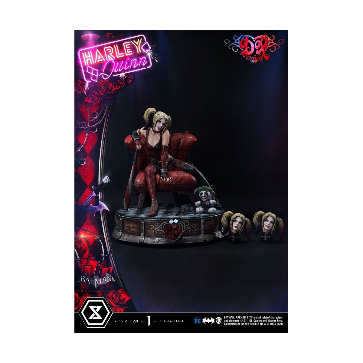 Prime 1 Studio - Harley Quinn Deluxe Bonus Version 1:3 Statue im Maßstab 1:3 - Batman Arkham City
