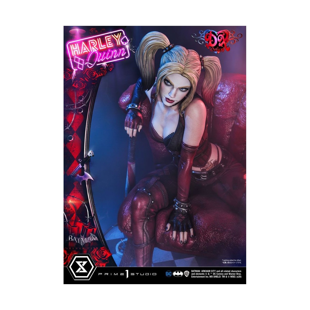 Prime 1 Studio - Harley Quinn Deluxe Bonus Version 1:3 Statue im Maßstab 1:3 - Batman Arkham City