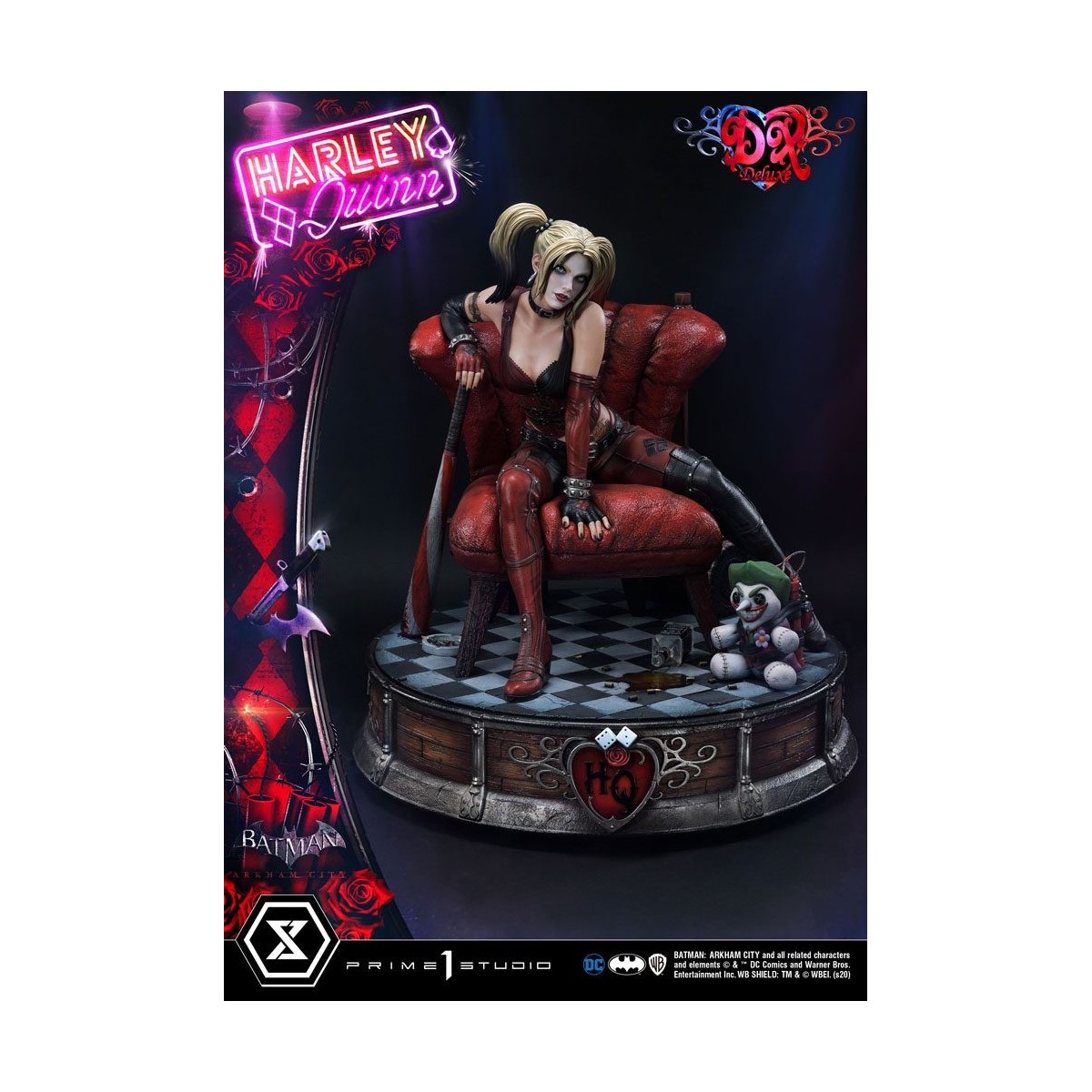 Prime 1 Studio - Harley Quinn Deluxe Bonus Version 1:3 Statue im Maßstab 1:3 - Batman Arkham City