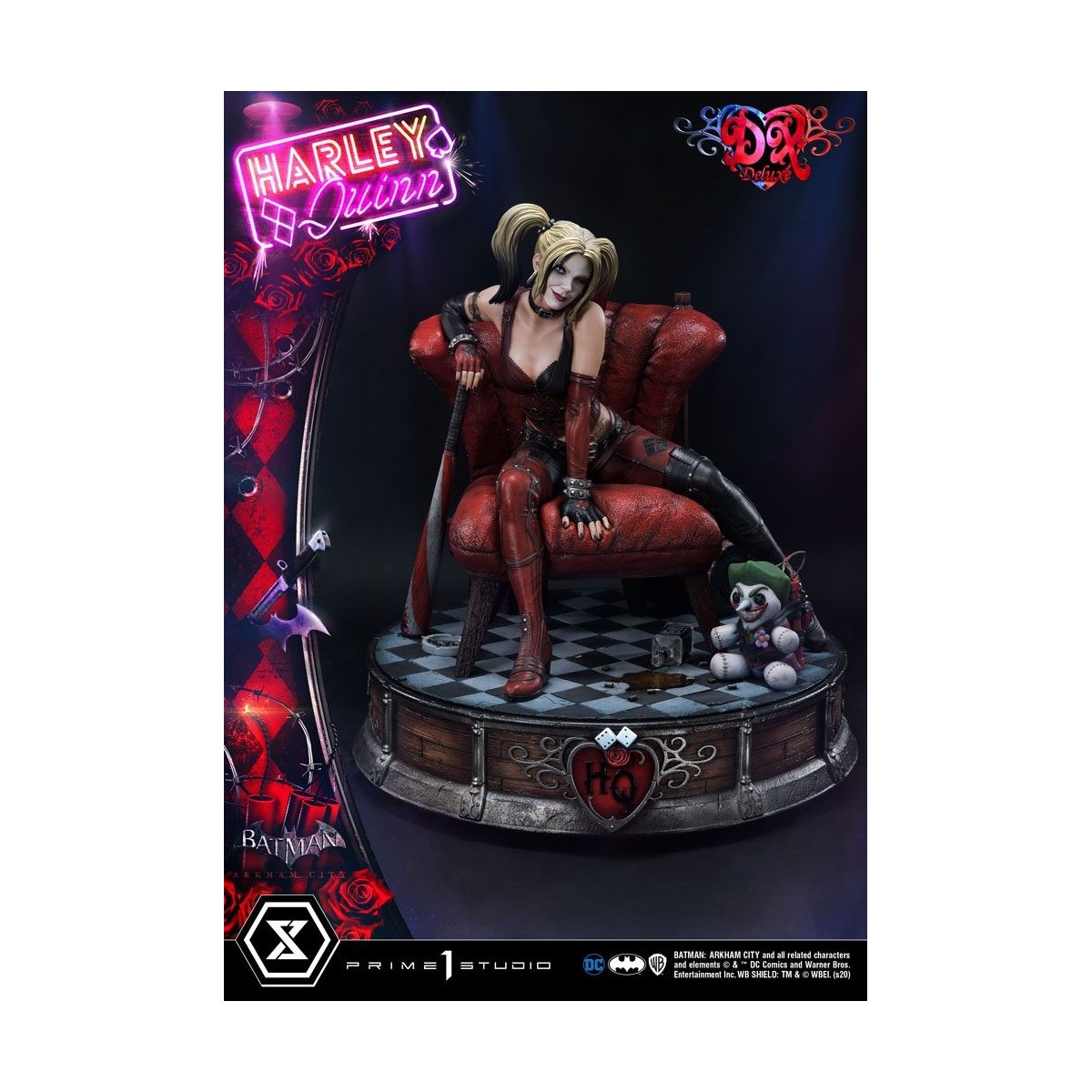 Prime 1 Studio - Harley Quinn Deluxe Bonus Version 1:3 Statue im Maßstab 1:3 - Batman Arkham City