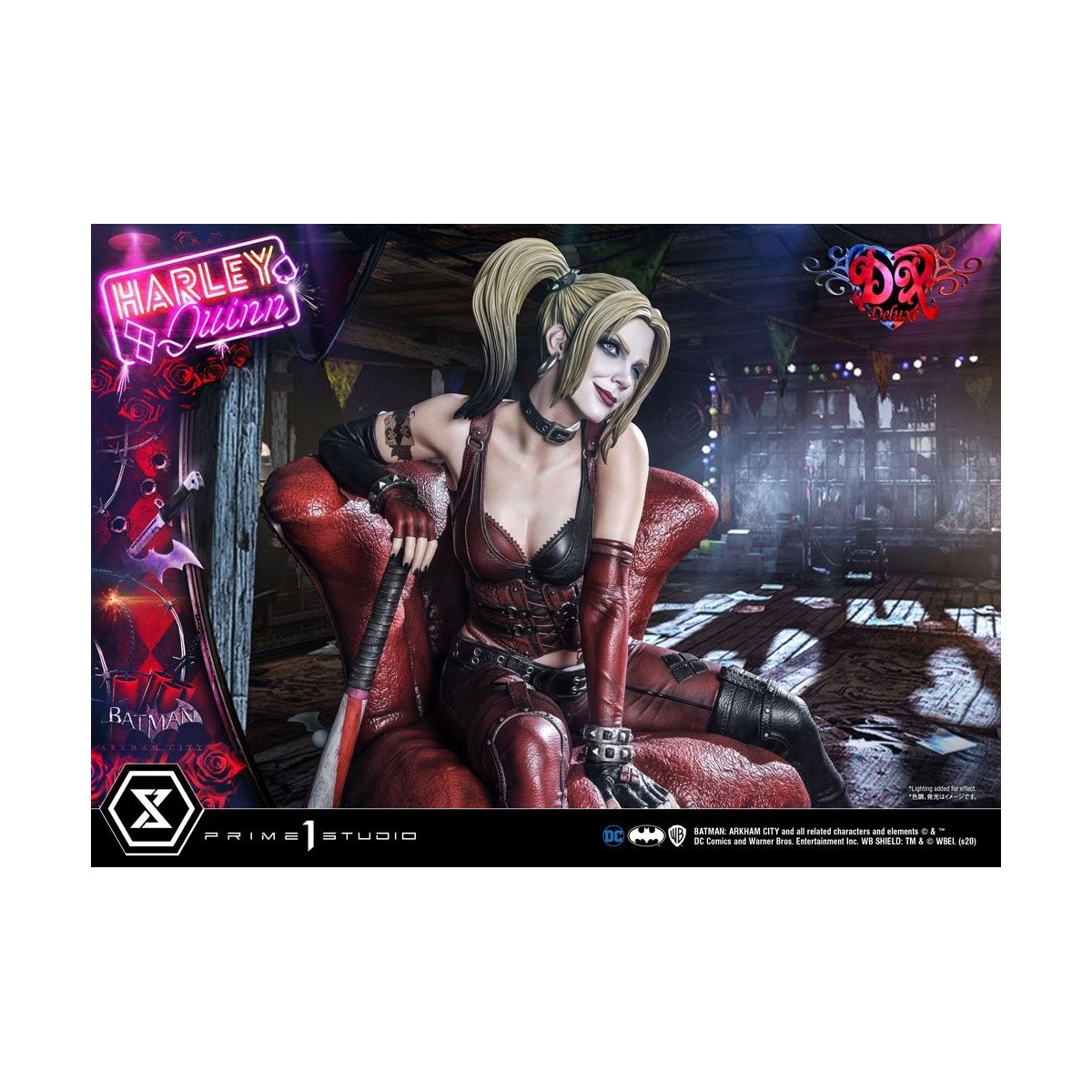 Prime 1 Studio - Harley Quinn Deluxe Bonus Version 1:3 Statue im Maßstab 1:3 - Batman Arkham City