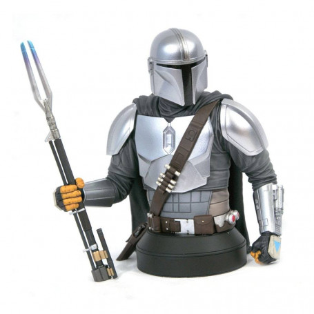 Sanfter Riese - Star Wars Die mandalorianische Vollbeskar-Rüstung 1/6 Büste - SDCC 2020 Exklusiv