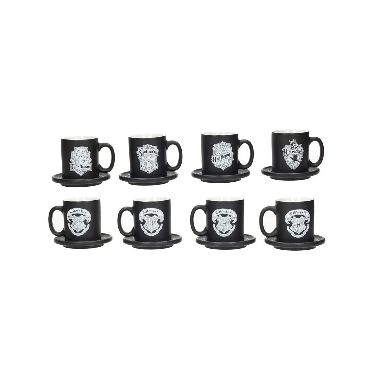 Harry Potter - Satz mit 4 Espressotassen EMBLEMS