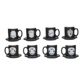 Harry Potter - Satz mit 4 Espressotassen EMBLEMS