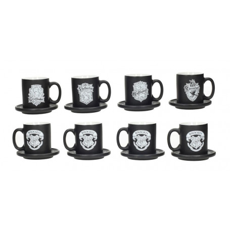 Harry Potter - Satz mit 4 Espressotassen EMBLEMS