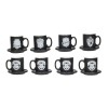 Harry Potter - Satz mit 4 Espressotassen EMBLEMS