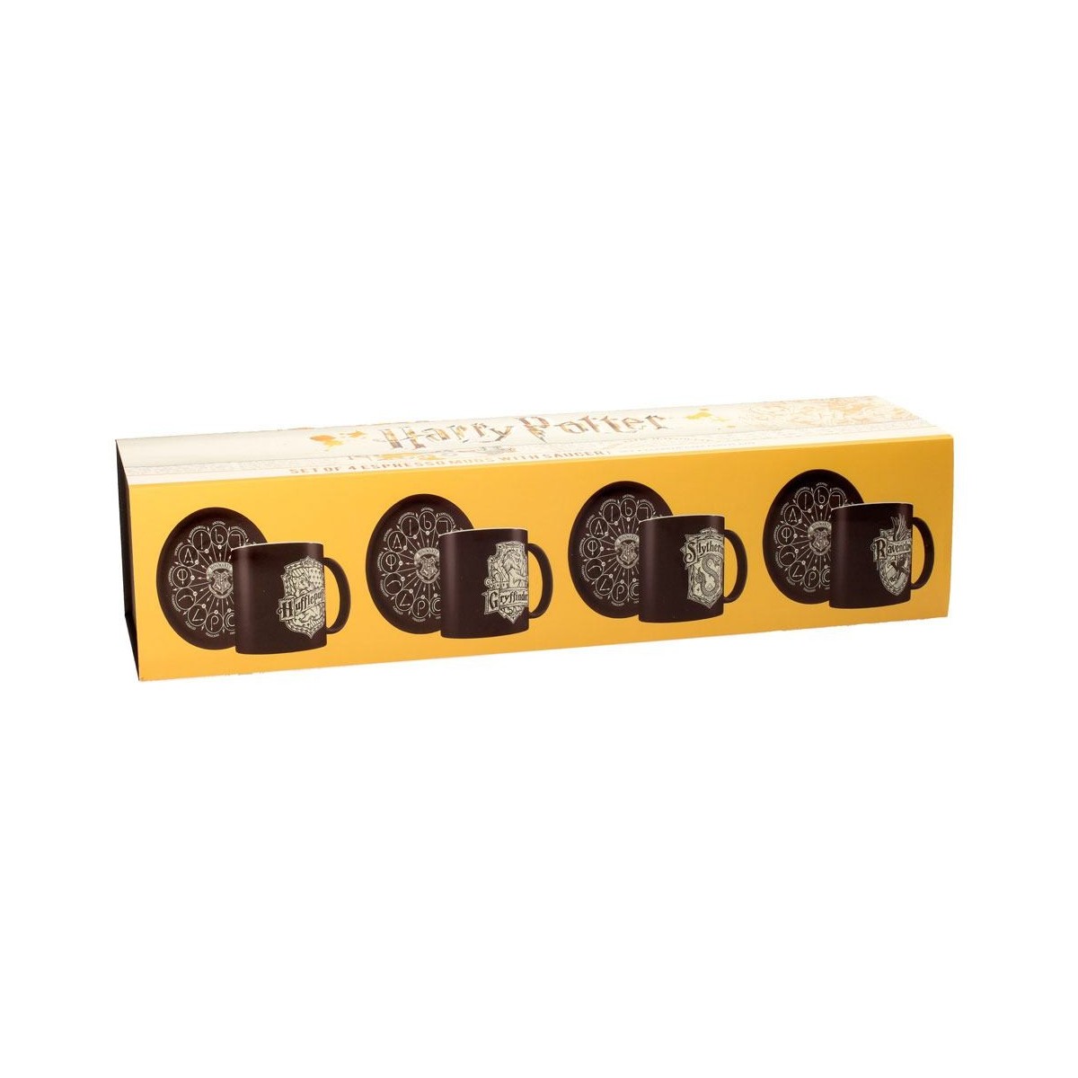 Harry Potter - Satz mit 4 Espressotassen EMBLEMS